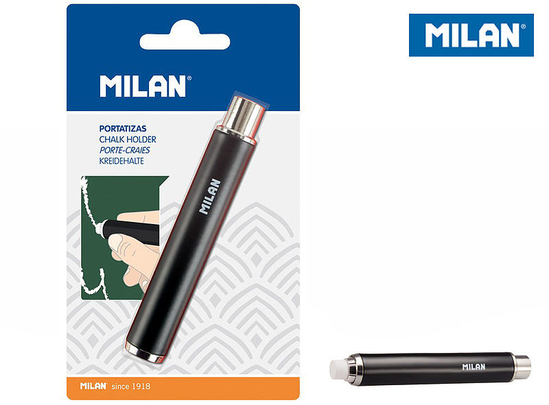 Uchwyt na kredę metalowy milan 1 szt na blistrze