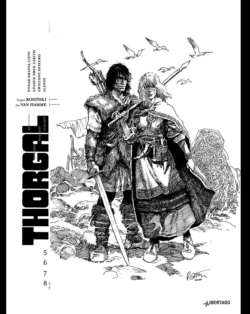 Thorgal - Wydanie zbiorcze - tom 2 - wersja czarno-biała