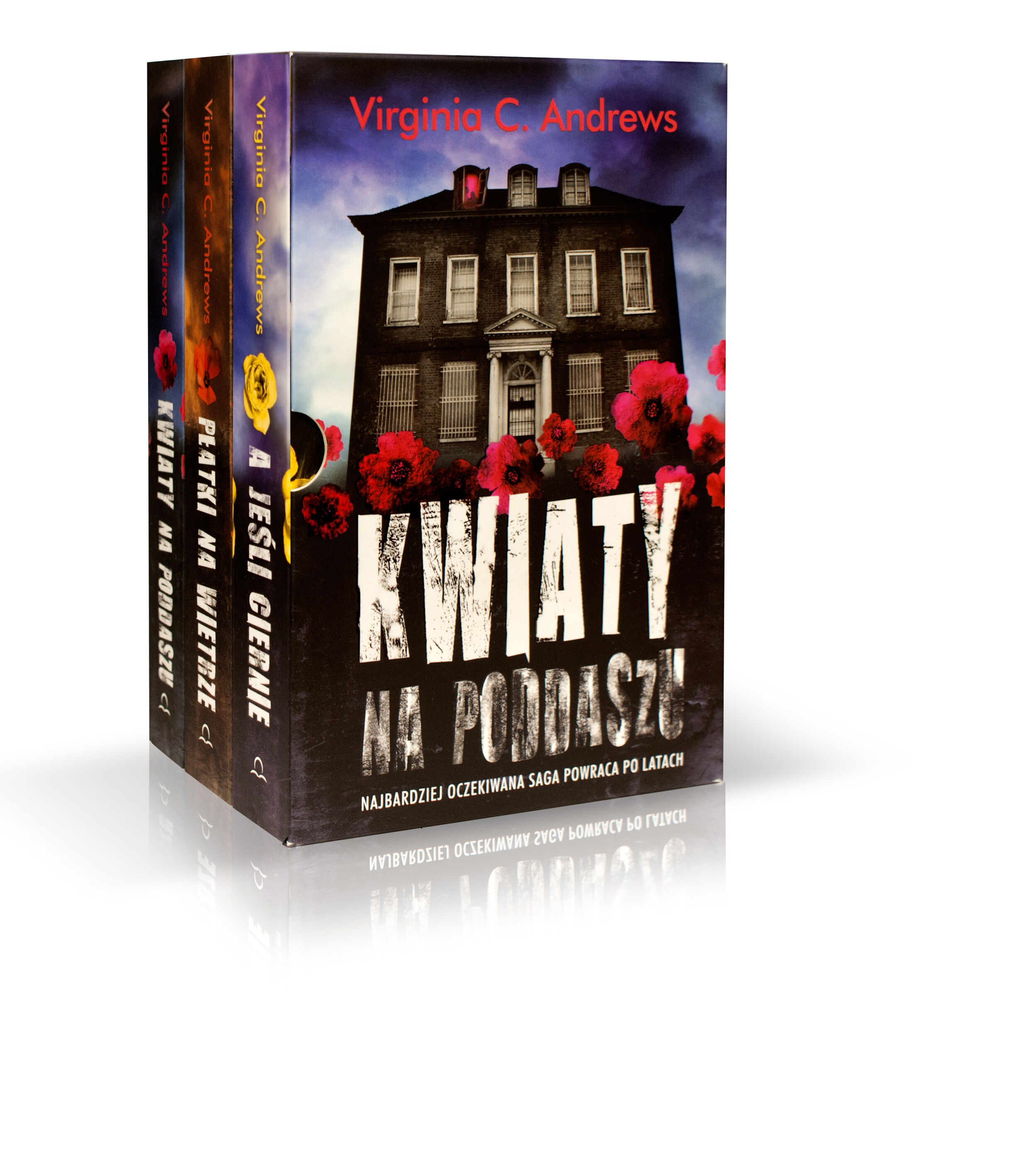 pakiet 3 książek: Kwiaty na poddaszu, Płatki na wietrze, A jeśli ciernie