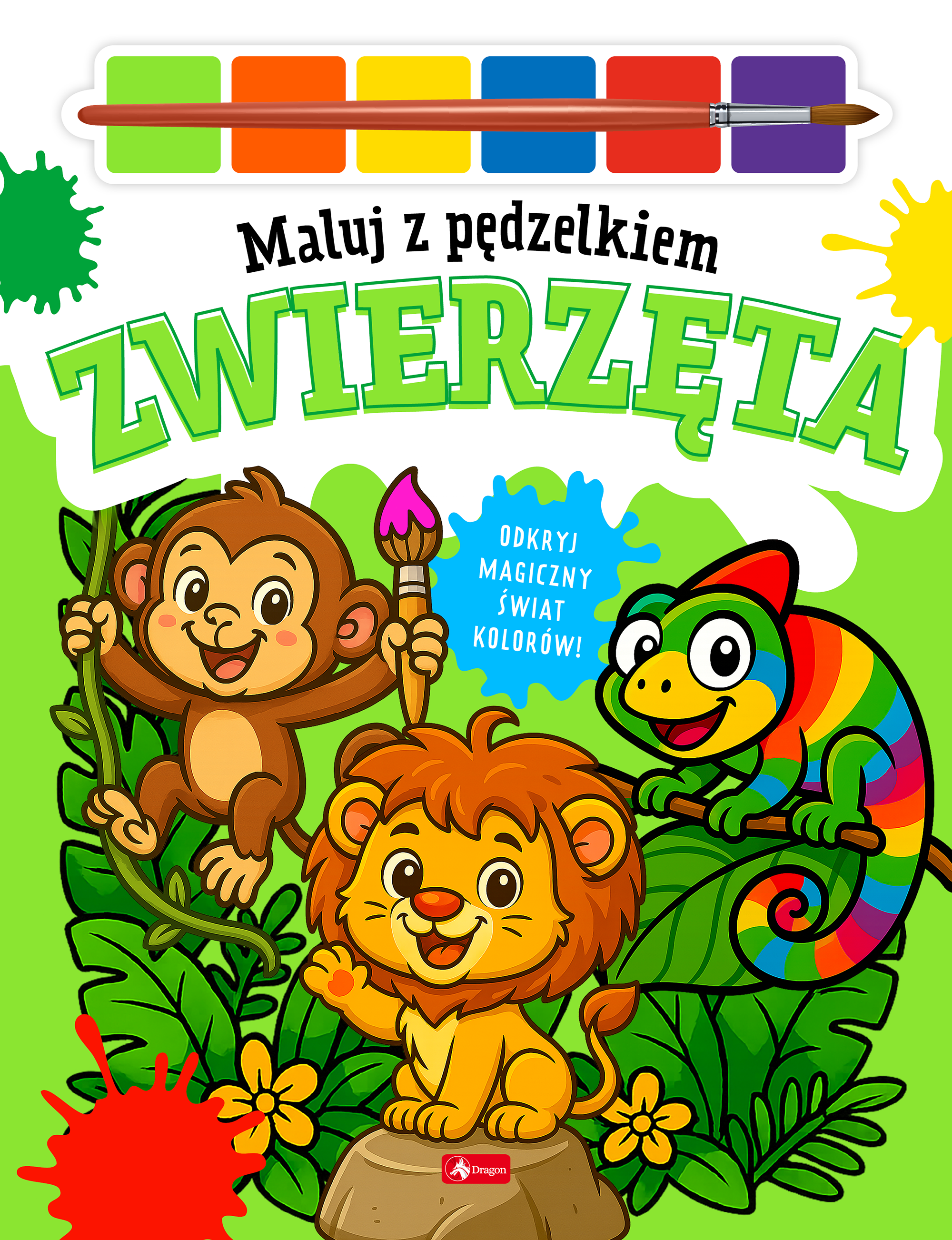 Maluj pędzelkiem. Zwierzęta