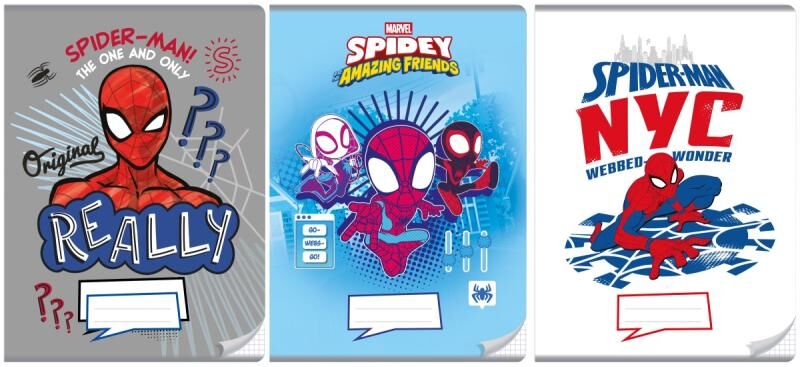 Zeszyt A4 32k. kratka Spider Man 1szt.mix