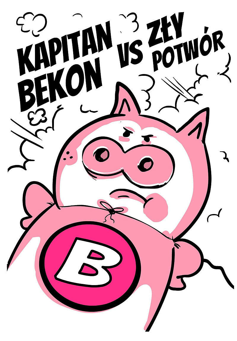 Kapitan Bekon vs Zły Potwór