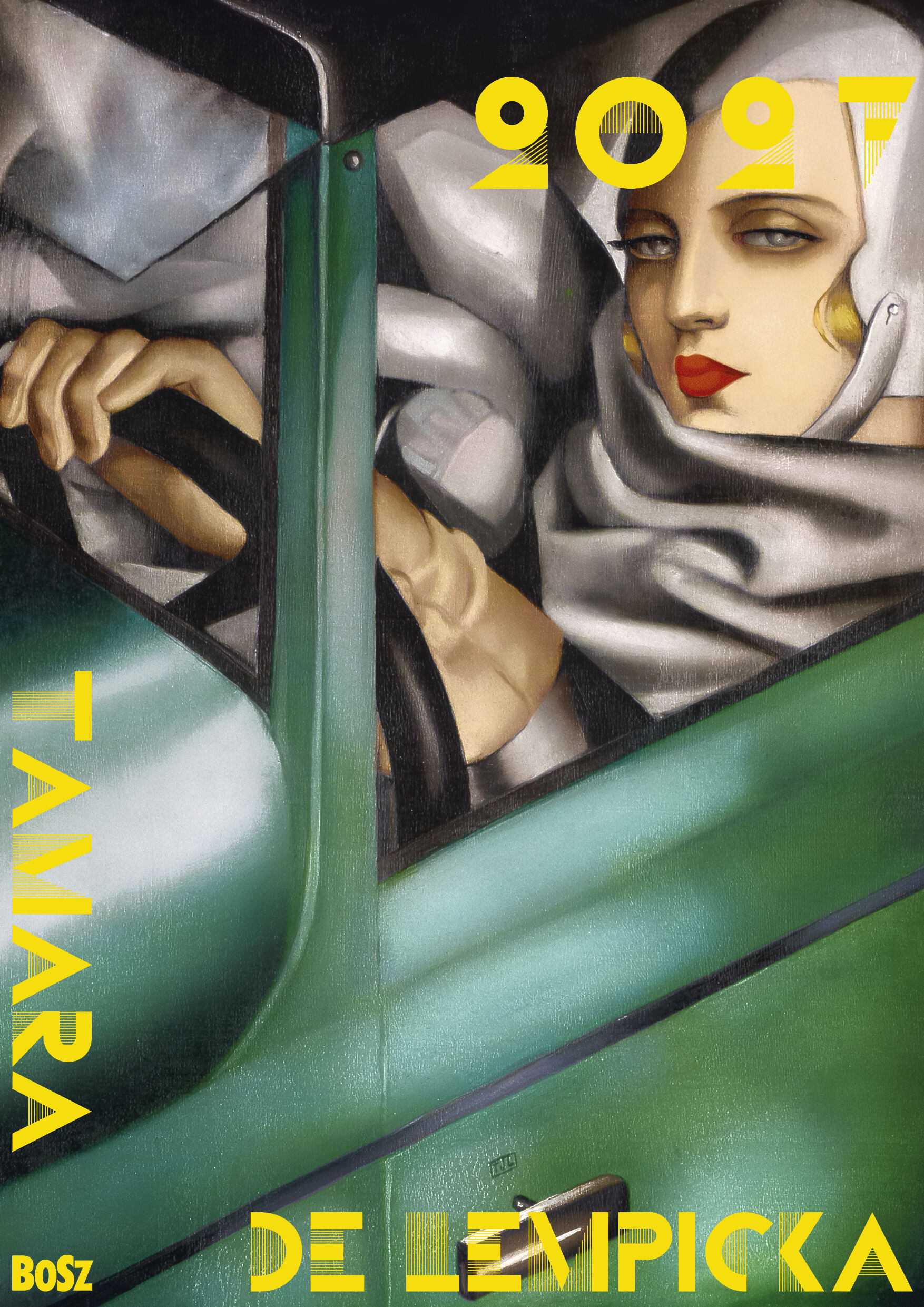Kalendarz Tamara Łempicka 2027 A3 wzór 2