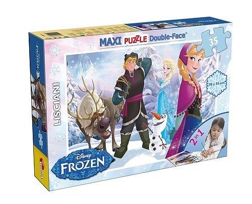 Puzzle dwustronne Maxi 35 Kraina Lodu