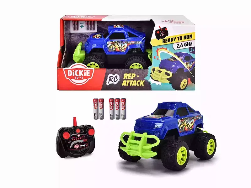 Pojazd sterowany dickie toys rc rep attack 15,5 cm