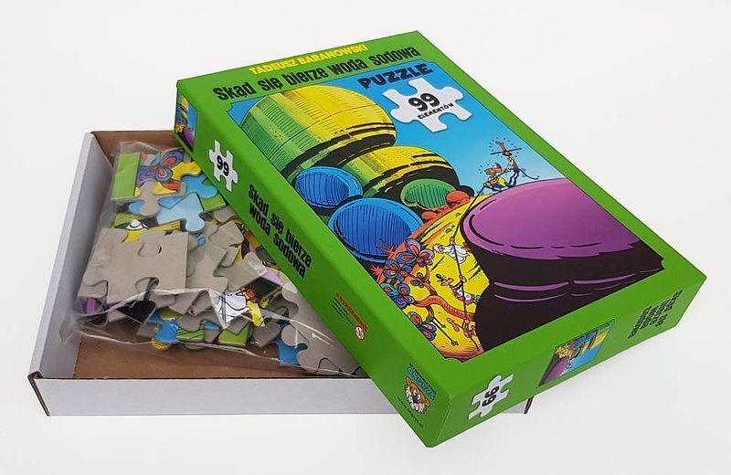Puzzle "Skąd się bierze woda sodowa" A3 (99 elementów)
