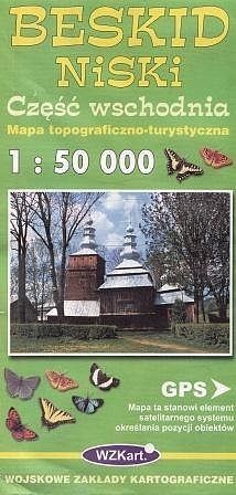 Mapa beskid niski 1:50 000 wzkart