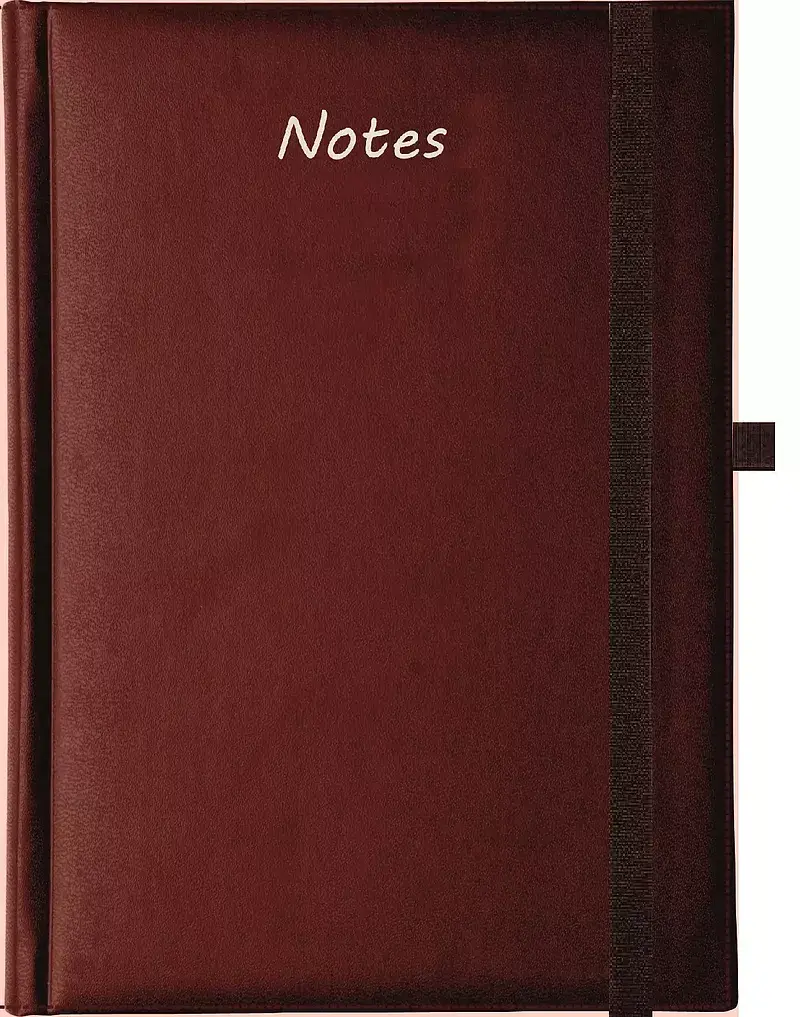Notes a5 albit z gumką kratka brązowy
