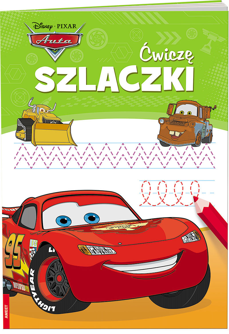 Disney/pixar auta ćwiczę szlaczki szlb-9102