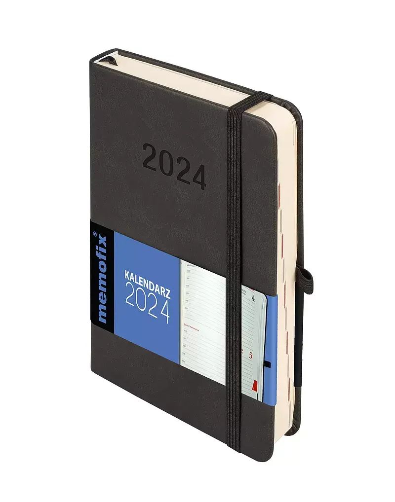 Kalendarz 2024 memo b6 dns czarny