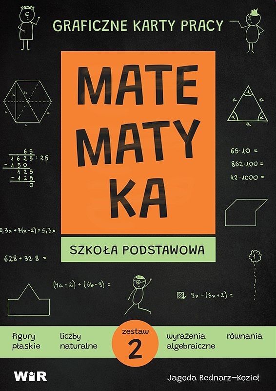 Matematyka graficzne karty pracy dla szkoły podstawowej zestaw 2