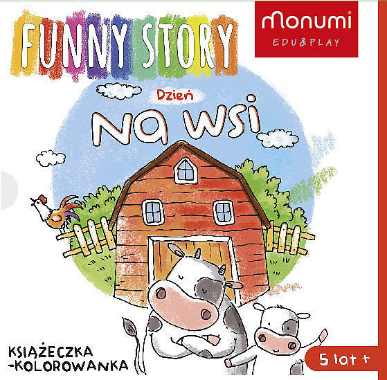 Książeczki harmonijki dzień na wsi