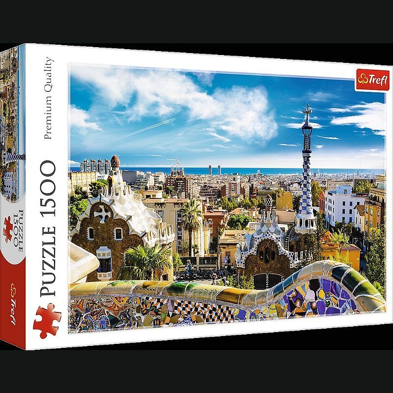 Puzzle 1500 park güell barcelona 26147