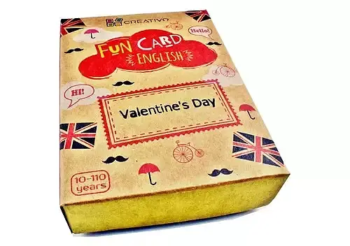Fun Card English Valentine's Day