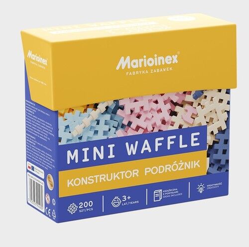Klocki Mini Waffle Konstruktor Podróżnik 200