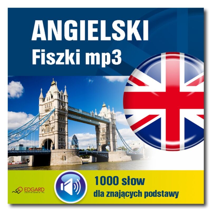 Angielski Fiszki mp3 1000 słówek dla znających podstawy (audiobook MP3)