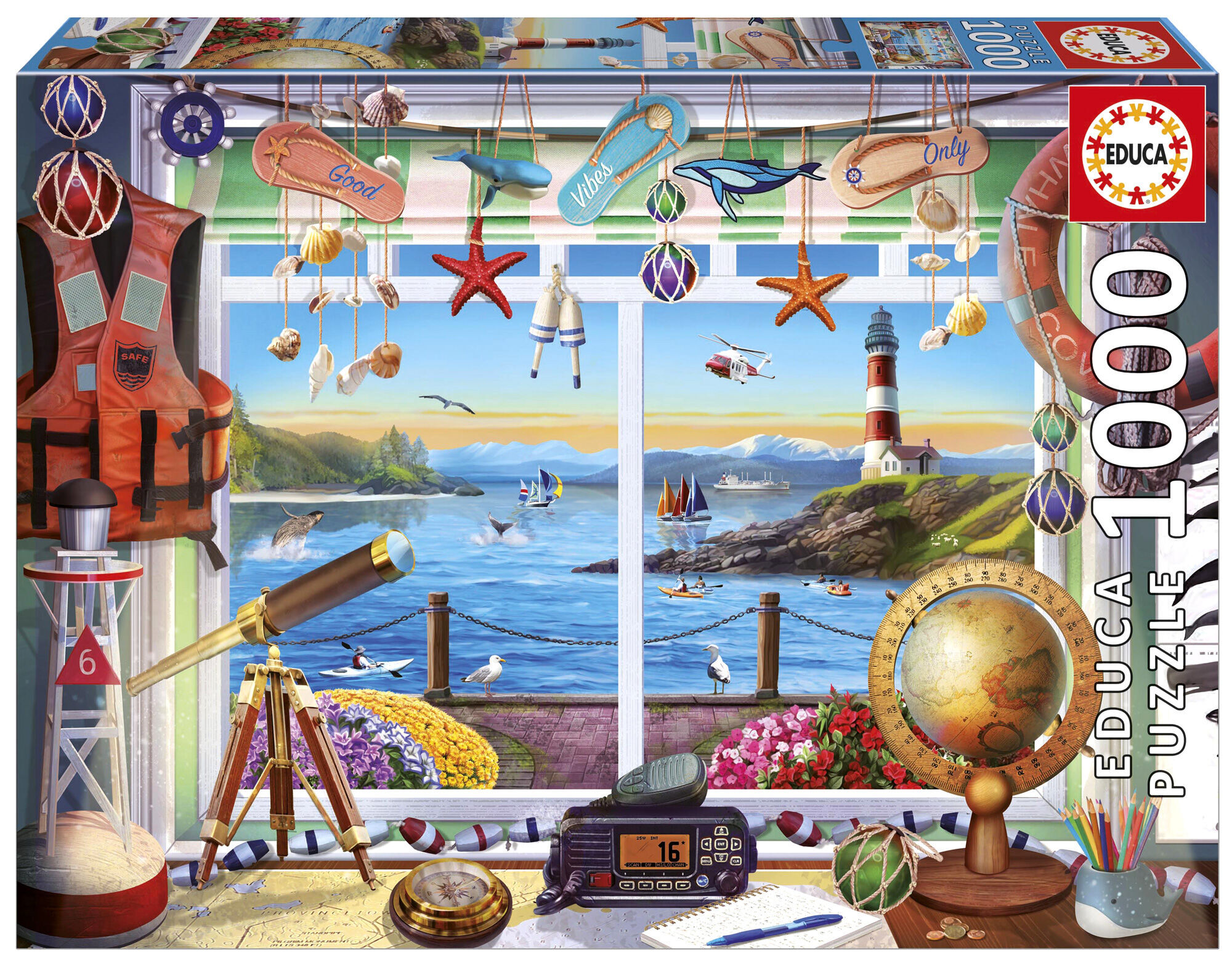 Puzzle 1000 Pokój z widokiem na morze 113410
