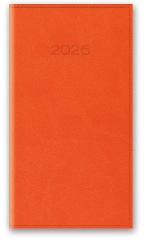 Kalendarz 2025 A6 tygodniowy vivella pomarańczowy