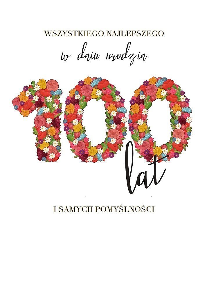 Karnet a5 100 lat