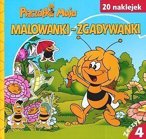Pszczółka Maja. Zeszyt 4. Malowanki - zgadywanki