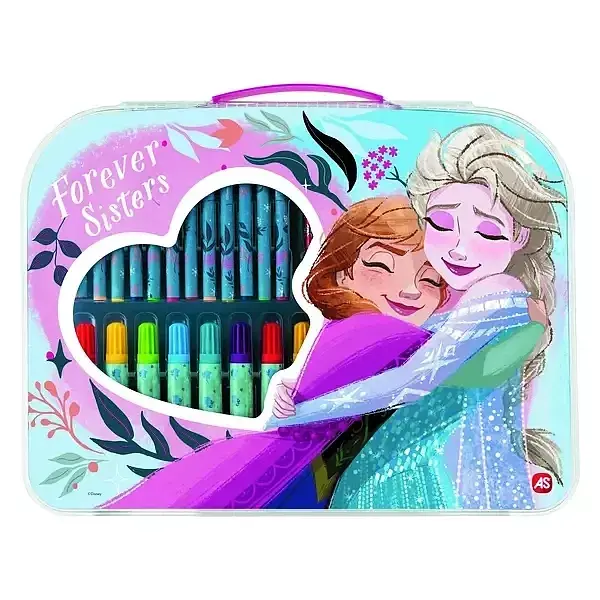 Zestaw artystyczny w walizce frozen