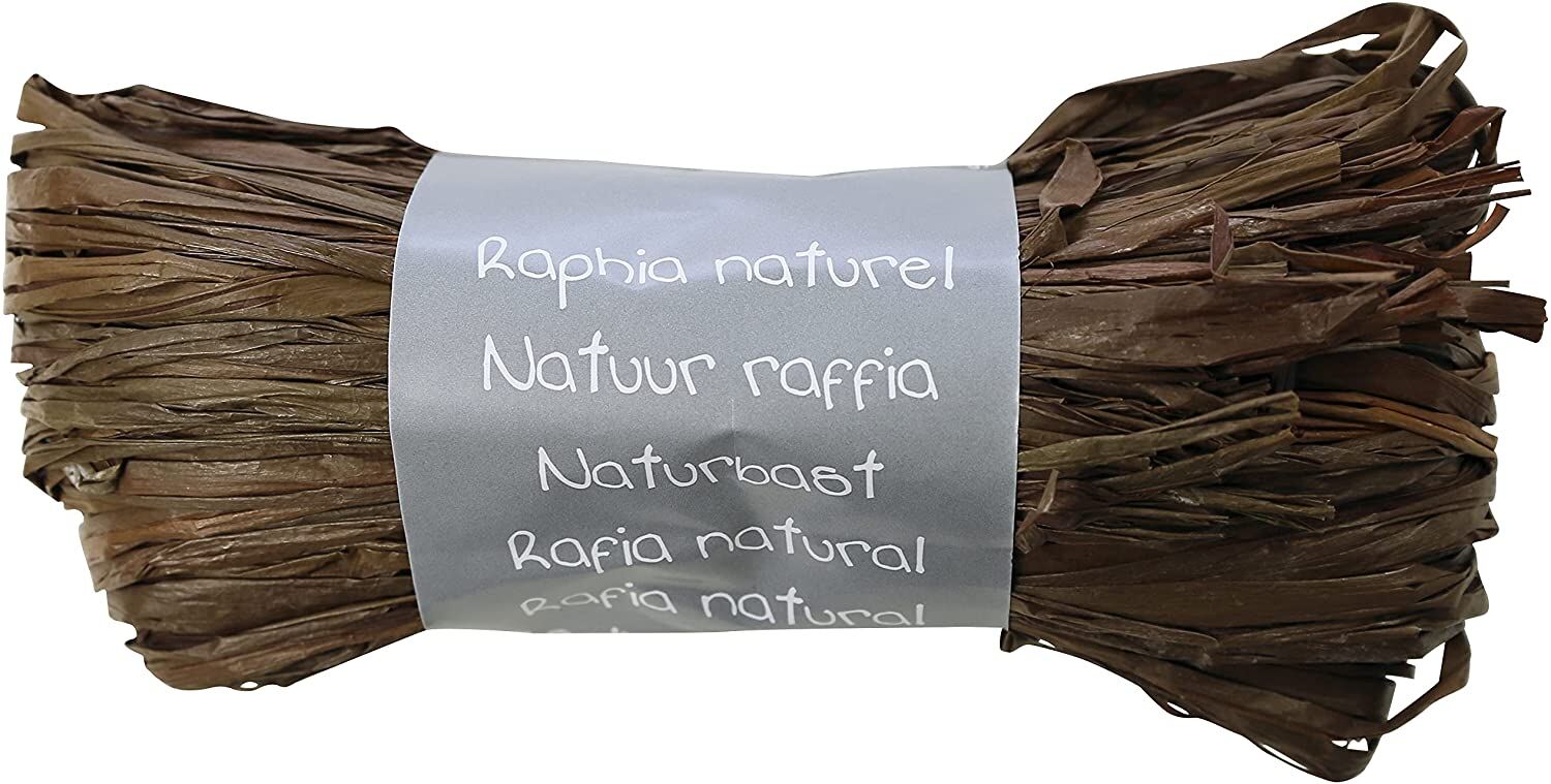 Rafia naturalna kolor Czekoladowy 50g