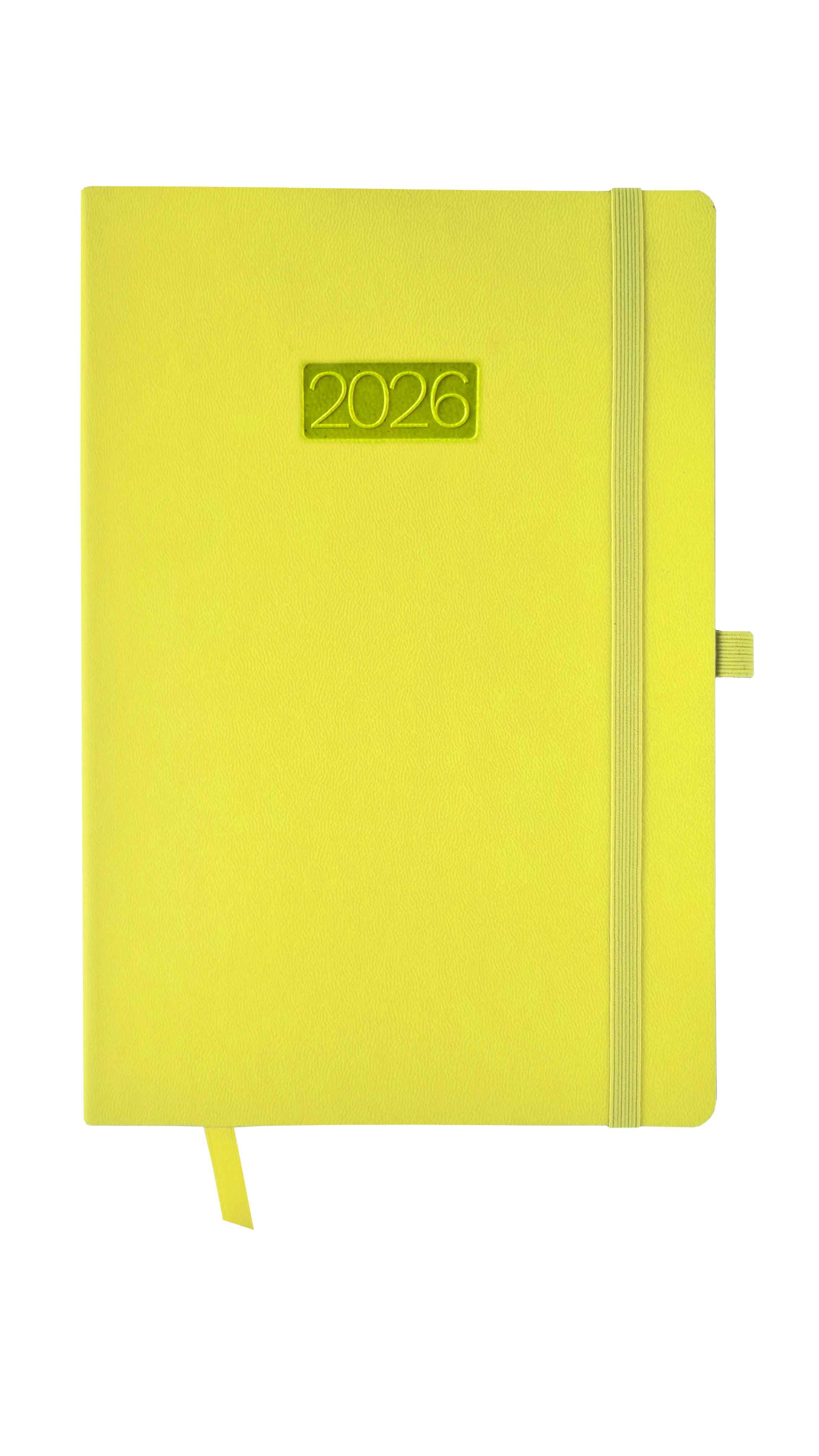 Kalendarz 2026 Flex A5 dzienny neon V5 K-A5D