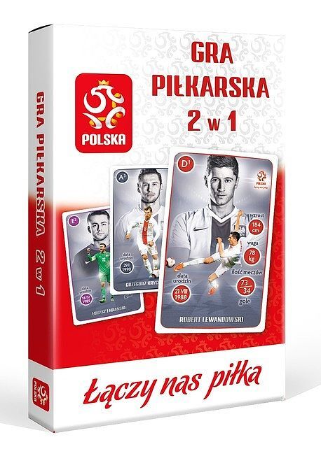 Karty do gry gra piłkarska 2w1 pzpn