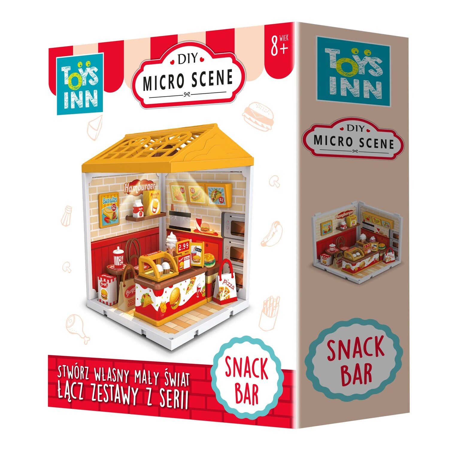 Mini Snack Bar Stwórz własny mały świat ToysInn STN 9889
