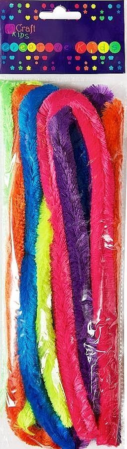 Druciki kreatywne neon 50 cm 8 szt
