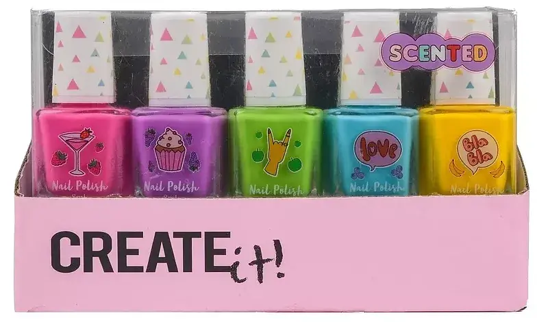 Zestaw lakierów do paznokci create it! 5 kolorów