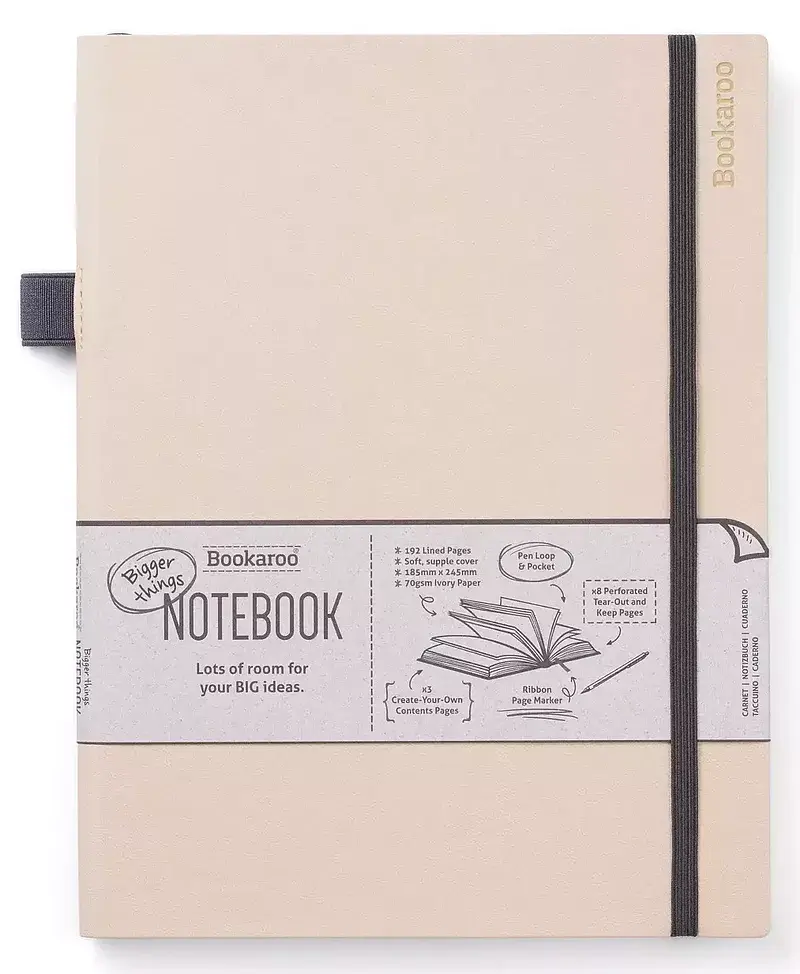 Notatnik bookaroo journal duży kremowy