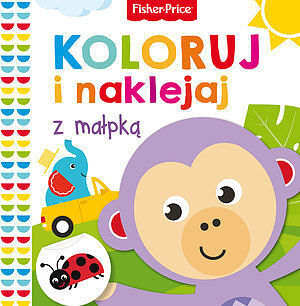 Fisher Price Koloruj i naklejaj z małpką