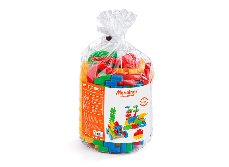 Klocki Waffle mix 50 elementów