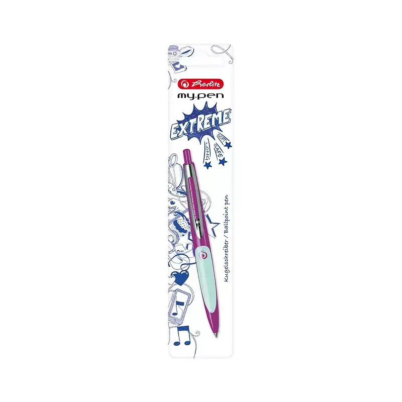 Długopis my. Pen fioletowo-miętowy