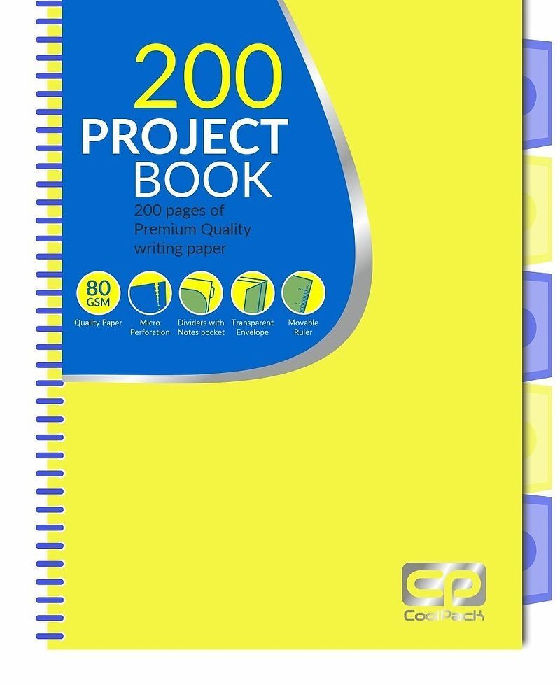 Kołobrulion a4 coolpack neon żółty new