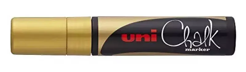 Marker kredowy pwe-17k złoty uni paczka 5 szt
