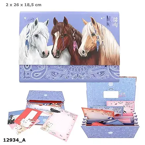 Papeteria w teczce miss melody 12934a