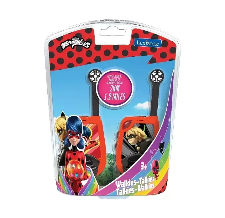 Krótkofalowki walkie-talkie miraculous z funkcją alfabetu morse'a tw25mi