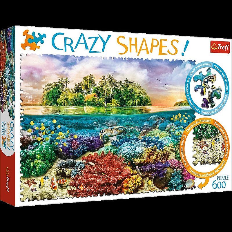 Puzzle 600 crazy shapes tropikalna wyspa 11113