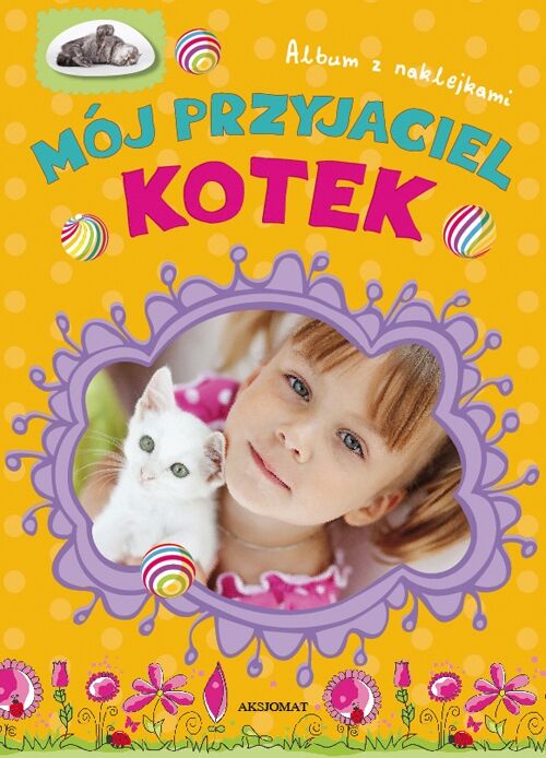Album z naklejkami - mój przyjaciel kotek