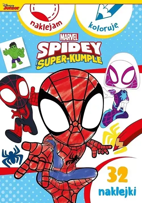 Naklejam i koloruję. Marvel Spidey i Super-kumple