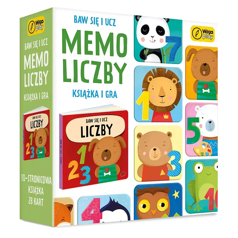 Baw się i ucz. Memo Liczby. Gra i książka