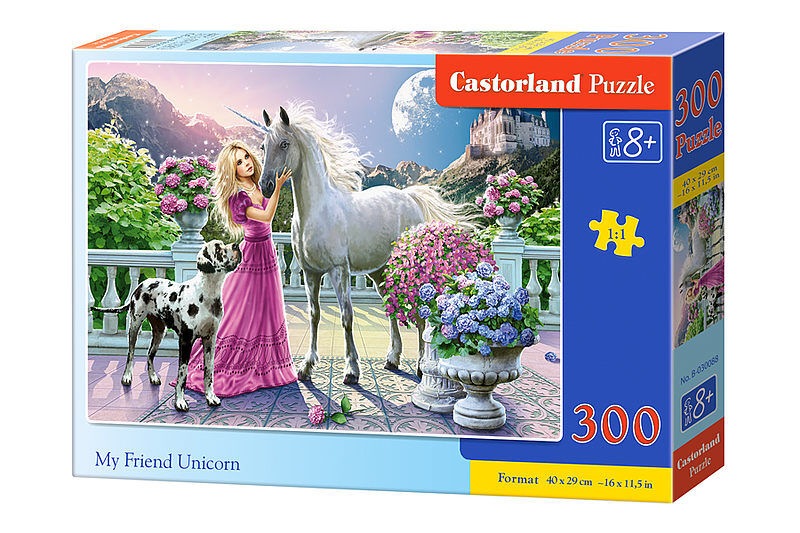 Puzzle 300 mój przyjaciel unicor b-030088