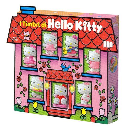 Pieczątki domek Hello Kitty