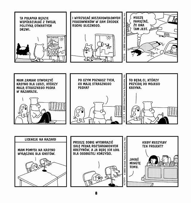 Dilbert - 13 - Nie stójcie tam, gdzie spadnie kometa i wytryśnie ropa naftowa