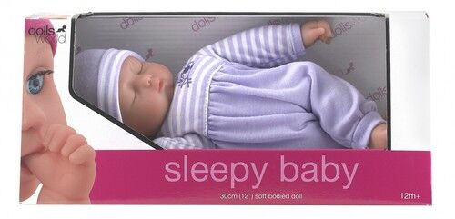 Lalka bobas 30 cm Sleepy baby