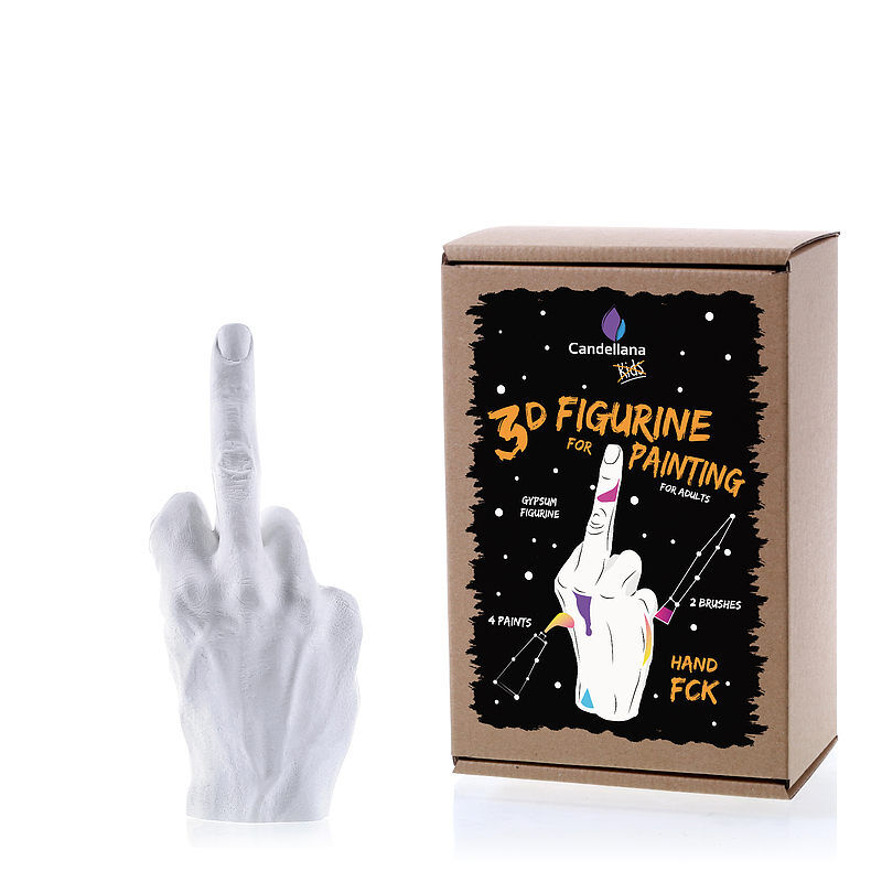 Kolorowanka 3d hand fck