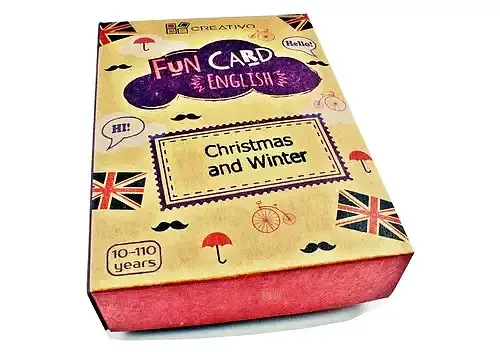 Fun Card English Christmas and Winter