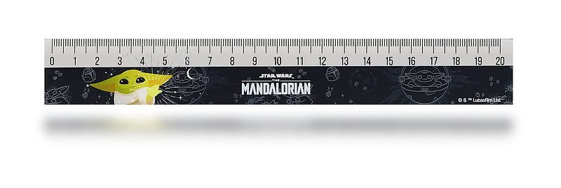 Linijki 20 cm mandalorian 1 szt mix